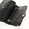 Chanel Vintage Two Tone CC Flap Bag Quilted Lambskin