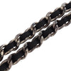 Chanel Vintage CC Chain Belt Metal and Leather