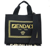 Fendi x Versace Fendace Convertible Shopping Tote Embroidered Canvas
