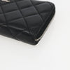 Chanel Zip Around Organizer Wallet Quilted Lambskin