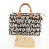 Secondhand Louis Vuitton Speedy Handbag Limited Edition Monogram Graffiti