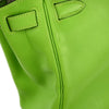 Secondhand Hermes Kelly Handbag Green Gulliver with Gold Hardware