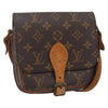 Louis Vuitton Cartouchiere Handbag Monogram Canvas