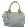 Secondhand Fendi Boston Bag Blue Denim Jeans Bags