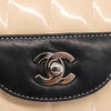 Chanel Vintage Chocolate Bar CC Flap Bag Patent leather