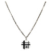 Chanel Vintage CC Pendant Long Necklace Metal