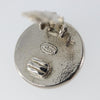 Chanel CC Round Clip-On Earrings Enamel with Metal