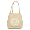 Secondhand Chanel Camellia Tote Beige Leather Accessories