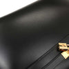 Hermes Kelly Handbag Black Box Calf with Gold Hardware