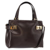 Secondhand Salvatore Ferragamo Double Gancini Side Buckle Tote