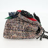 Chanel Camellia Flap Shoulder Bag Tweed