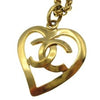 Secondhand Chanel CC Heart Pendant Necklace