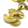 Secondhand Chanel Vintage Quilted CC Pendant Necklace