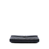 Secondhand Saint Laurent Chevron Studded Sheepskin Monogram Envelope Chain Wallet
