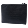 Secondhand Saint Laurent Croc Embossed Leather Monogram Document Holder