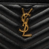 Secondhand Saint Laurent Large Grain De Poudre Matelasse Cassandre Zip Pouch