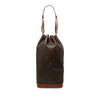 Secondhand Saint Laurent Le Monogramme Coated Canvas Long Bucket Bag
