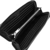 Secondhand Saint Laurent Leather Tiny Cassandre Zip Around Long Wallet