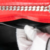 Secondhand Saint Laurent Medium Croc Embossed Leather Kate Tassel Crossbody