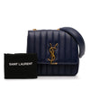 Secondhand Saint Laurent Medium Lambskin Monogram Vicky Chain Bag