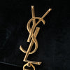 Secondhand Saint Laurent Medium Suede Monogram Kate Tassel Crossbody