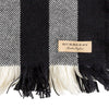 Secondhand Burberry Plaid Fringe Scarf - '00s