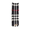 Secondhand Burberry Plaid Fringe Scarf - '00s