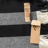 Secondhand Burberry Plaid Fringe Scarf - '00s