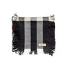 Secondhand Burberry Plaid Fringe Scarf - '00s