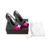 Secondhand Giuseppe Zanotti Brooch Satin Pumps - '10s