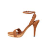 Secondhand Gucci Suede Ankle Strap Heels - '10s
