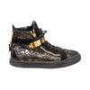 Secondhand Giuseppe Zanotti Printed Snakeskin Sneakers - '10s
