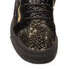 Secondhand Giuseppe Zanotti Printed Snakeskin Sneakers - '10s