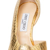 Secondhand Jimmy Choo Metallic Snakeskin Orb Pumps - '10s