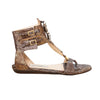 Secondhand Jimmy Choo Embossed Strappy Sandals - '10s