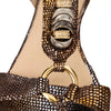 Secondhand Jimmy Choo Embossed Strappy Sandals - '10s