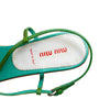 Secondhand Miu Miu Wooden Strap Heels - '00s