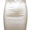 Secondhand Dolce & Gabbana Metallic Silver Dress - '90s