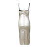 Secondhand Dolce & Gabbana Metallic Silver Dress - '90s