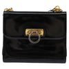 Salvatore Ferragamo Gancini Flap Patent Leather