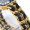 Chanel Premiere Rock Quartz Plated Metal and Leather
