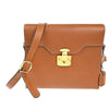 Gucci Vintage Lady Lock Top Handle Leather