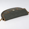 Christian Dior Vintage Honeycomb Flap Coated Canvas