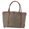 Gucci Joy Plus Tote GG Coated Canvas with Leather