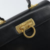 Salvatore Ferragamo Gancini Convertible Top Handle Leather