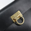 Salvatore Ferragamo Gancini Convertible Top Handle Leather