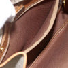 Christian Dior Vintage Honeycomb Canvas and Leather