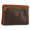 Celine Logo Triomphe Canvas and leather