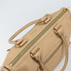 Prada Front Zip Convertible Satchel Cervo Leather
