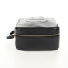Chanel Vintage Timeless Zip Around Vanity Case Caviar